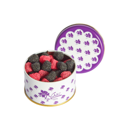 SMALL TIN 200 GR BLACKBERRY SWEETS